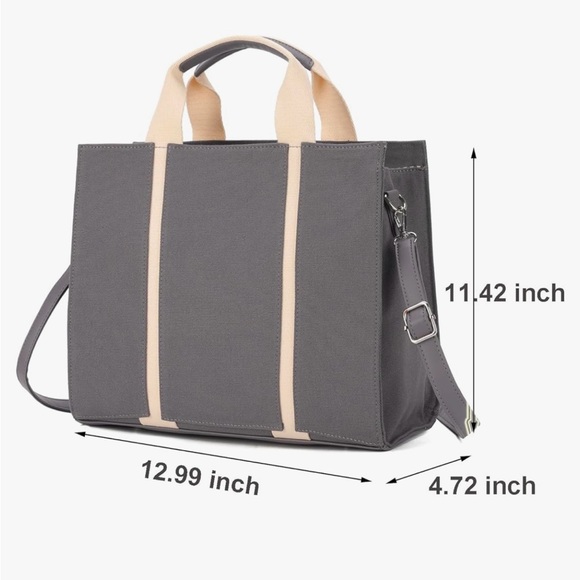 EUC - Canvas Tote Purse - Picture 5 of 8